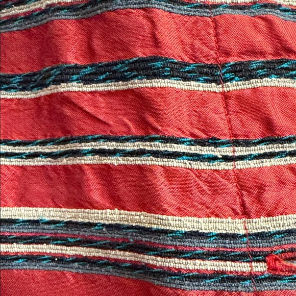 French Laundry SILK Red Striped Blazer, Size XL Elegant Party Jacket - Picture 3 of 11